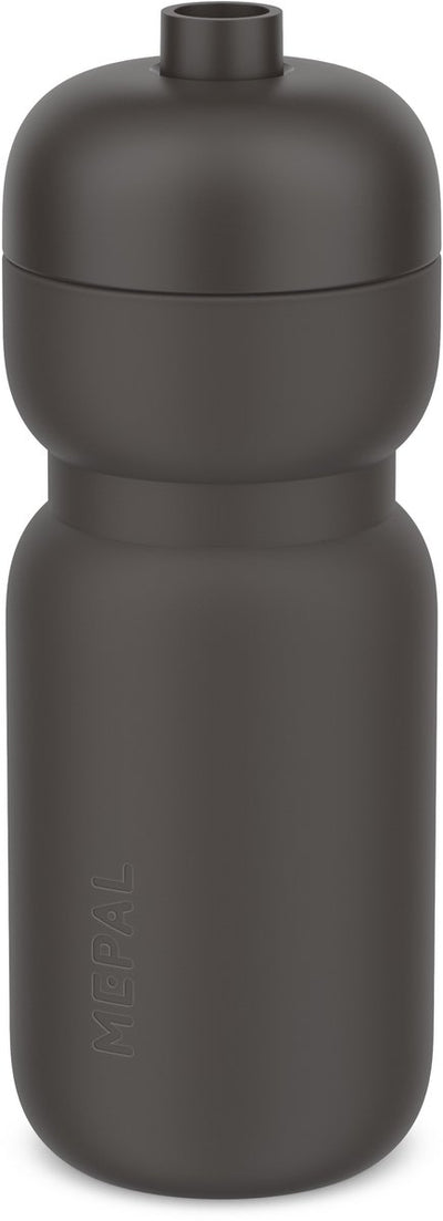 Bouteille d'eau de sport Mepal squeeze - 600 ml - presser et boire - valve étanche - passe au lave-vaisselle - gourdes - noir graphite