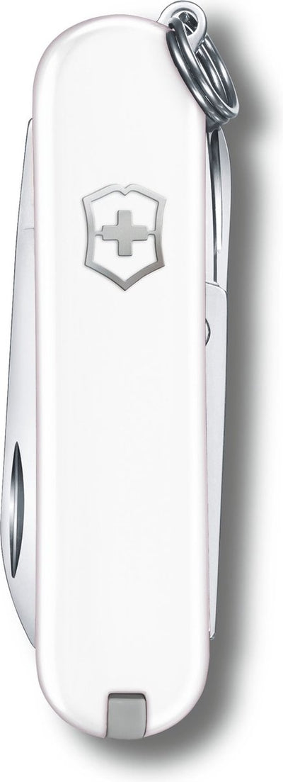 Couteau de poche Victorinox classic SD - chute de neige - 7 fonctions - acier inoxydable