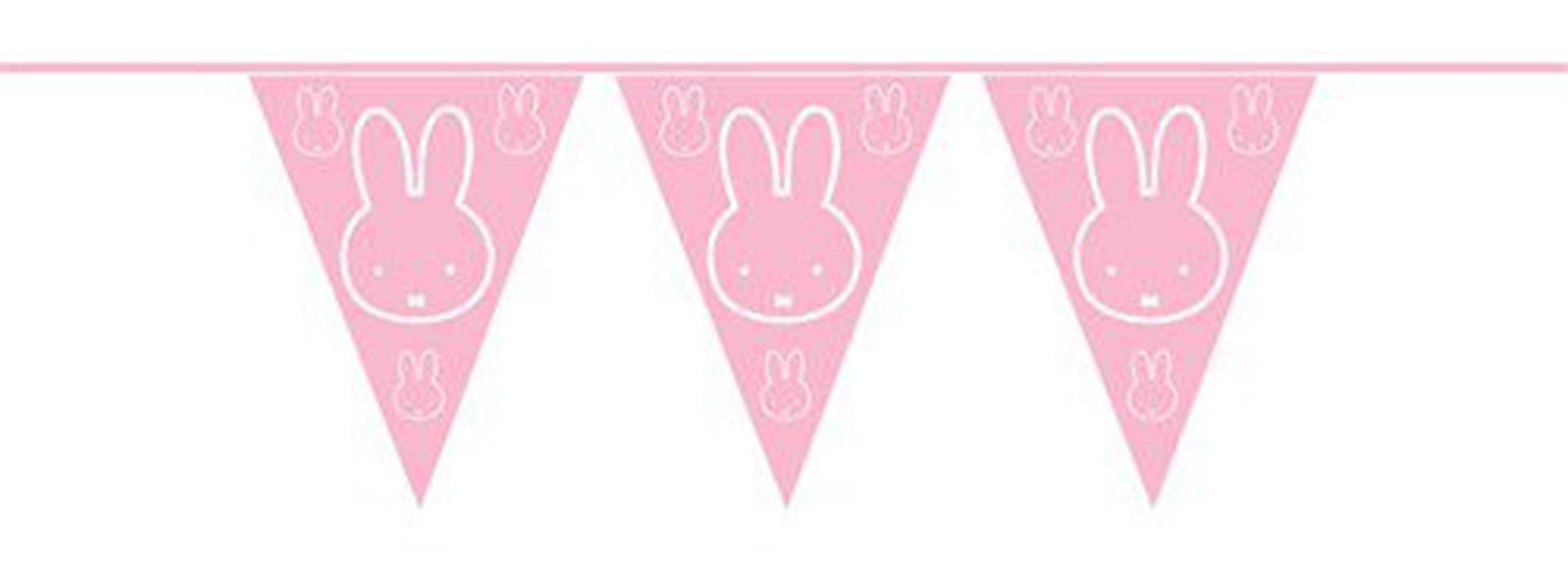 Ligne de drapeau Miffy Pink, 10mtr.