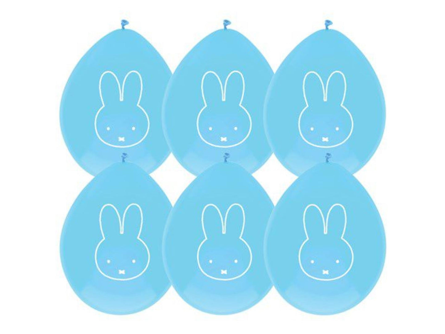 Ballons Miffy Blue, 6e.