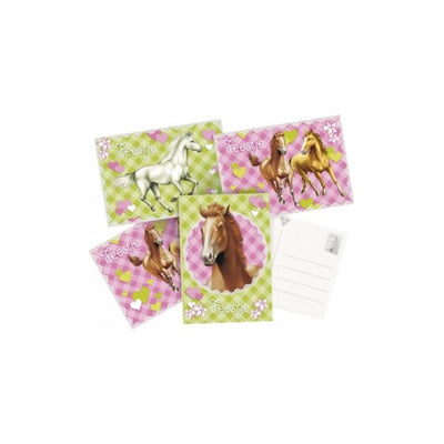 Haza cartes d'invitation 6pcs chevaux 5 sets