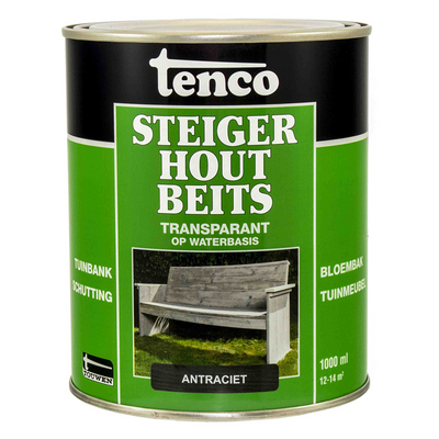 Tenco 1034288 - lasure pour bois d'échafaudage et lavage 1l | 3 pièces