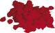 Haza pétales de rose rouge 144 pièces, paquet de 5