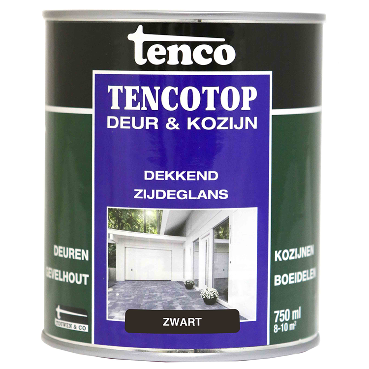 Tenco 1054948 - dessus dit pont. cadre de porte noir 0,75 l | 3 pièces