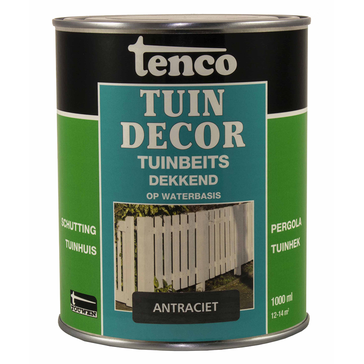 Tenco 1045130 - décoration de jardin 1l terrasse anthracite | 3 pièces