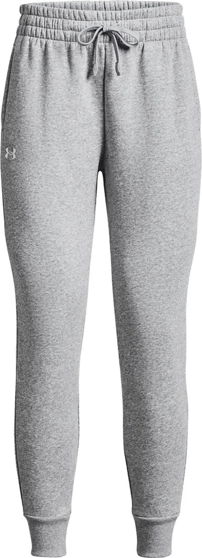 Under Armour UA Rival Fleece Joggers - Pantalon de sport gris pour hommes - Castlerock Light Heather - Blanc