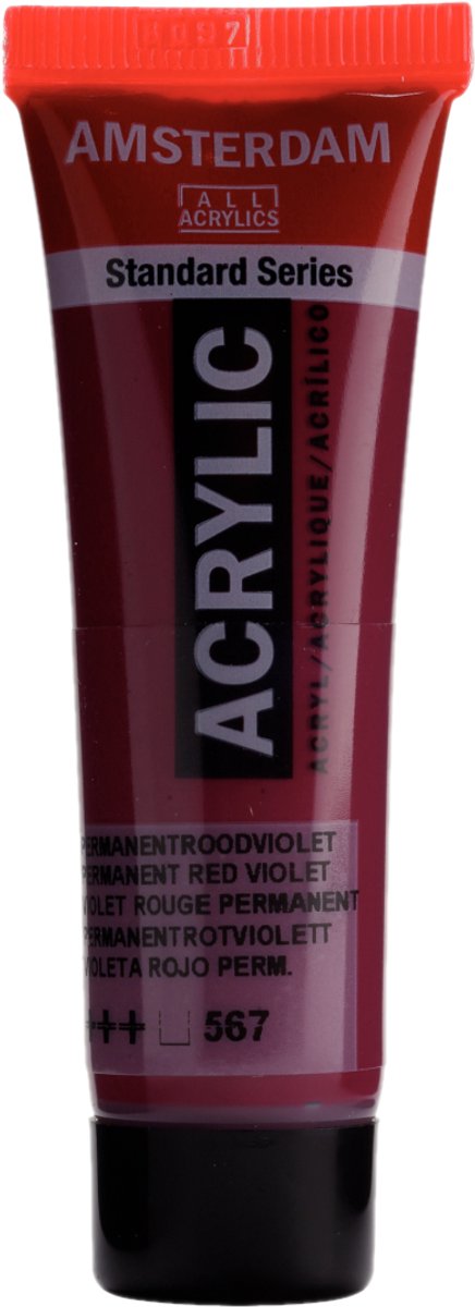 Peinture Royal talents - acrylique - 567 - violet rouge permanent - amsterdam - 20ml