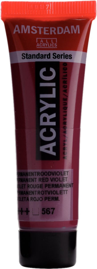 Peinture Royal talents - acrylique - 567 - violet rouge permanent - amsterdam - 20ml