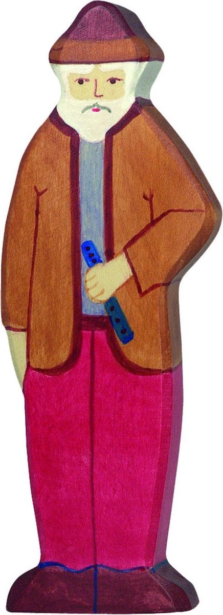 Ferme Holztiger - grand-père - 7x2x15cm - figurine en bois - fait main