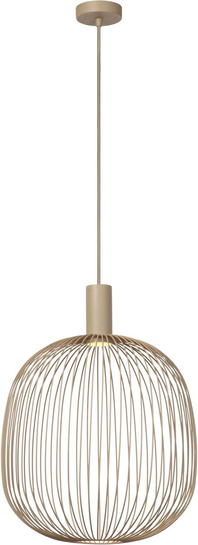 Lucide esterel - lampe suspendue - ø 40 cm - 1xgu10 - taupe | essentiel