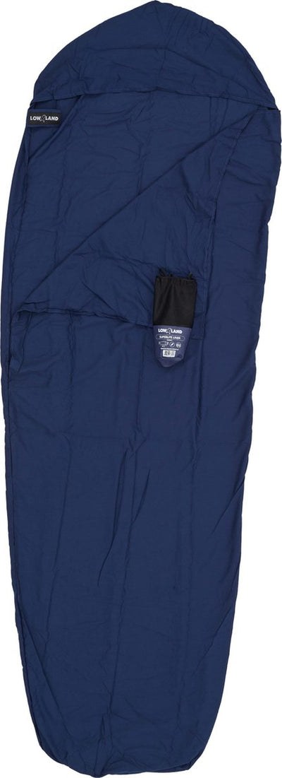 Sac à draps outdoor Lowland - superlite - modèle momie - 220x80 70 cm - 280gr