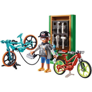 Playmobil 70674 coffret cadeau atelier vélo électrique | 2 pièces