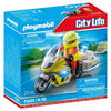 Playmobil City Life Motor Bike d'urgence avec lumière clignotante 71205