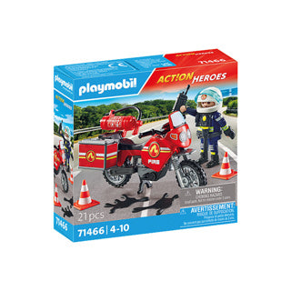 Playmobil Action Heroes Fire Brigade sur le site de l'accident 71466