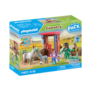 Playmobil Country Farm Vet avec les Donkeys 71471