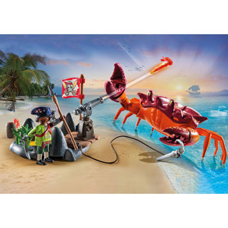 Playmobil Pirates lutte contre le gigantesque crabe 71532