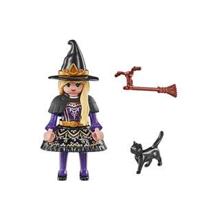 Playmobil 71584 sorcière avec chat | 2 pièces