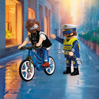 Playmobil 72076, policier et criminel, action aventure, 4 ans, multicolore, plastique