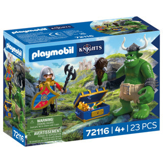 Playmobil chevaliers 72116, action aventure, 4 ans, multicolore