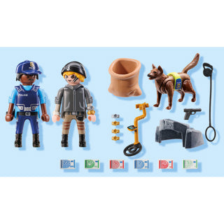 Playmobil 71731 Chien de police avec BOEF