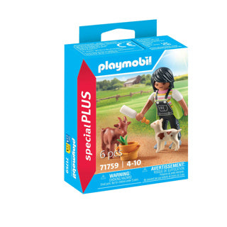 Playmobil 71759 femme avec des chèvres
