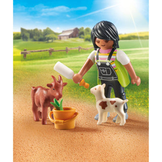 Playmobil 71759 femme avec des chèvres