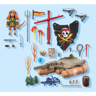 Playmobil 71794 Radeau de pirate avec trésor