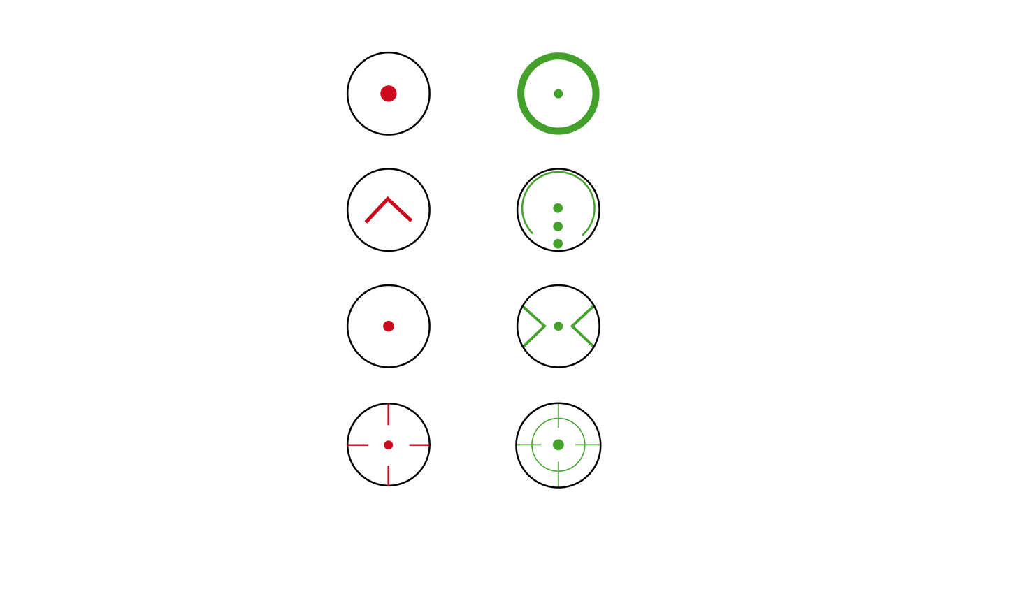 Konus Italia Konus Lunette de visée à point vert rouge Sight-Pro R8