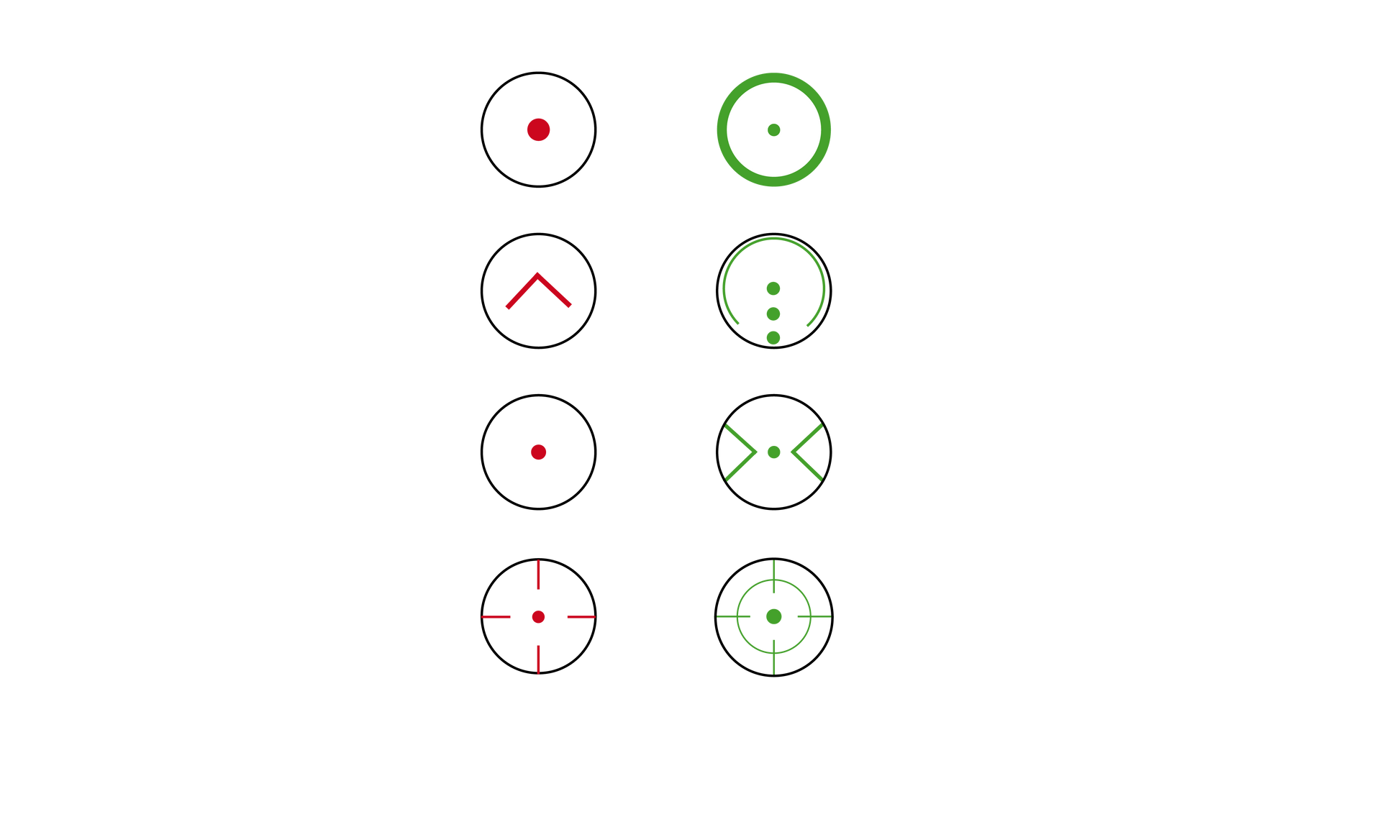 Konus Italia Konus Lunette de visée à point vert rouge Sight-Pro R8