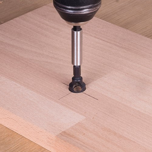 Wolfcraft - jeu de forets à fraiser - 3 fraises ø 8, 12, 16 mm - tige hexagonale - 4375000