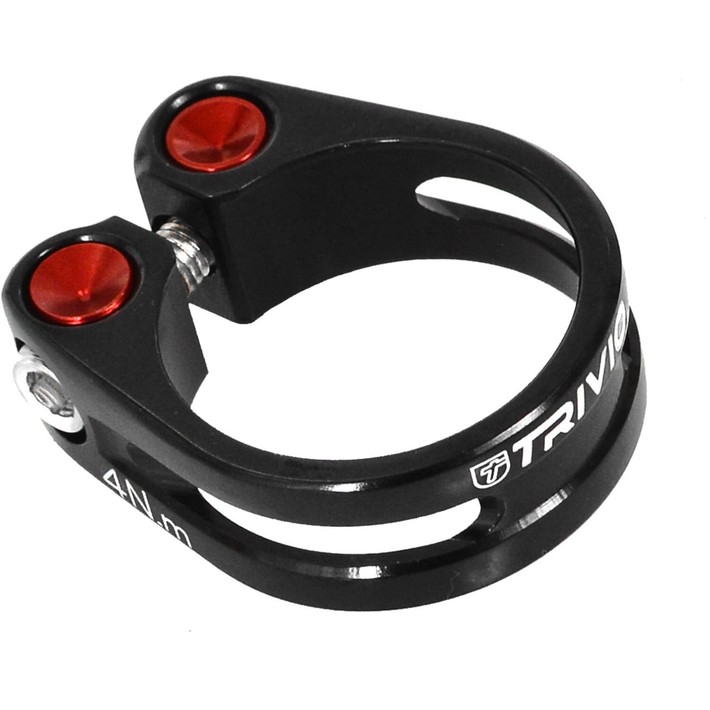 Trivio - collier de tige de selle cnc aluminium noir 34,9mm