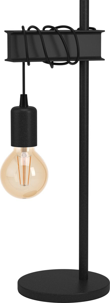 Lampe de table Eglo townshend 6 - e27 - 50 cm - noir