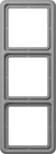 Jung cd583gr cache-cadre 3 voies gris 1 pièce(s)