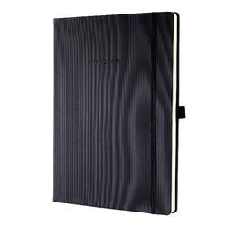 Carnet sigel papier chamois 80g m2 21x29,7cm vierge nervuré 194 pages 97 feuilles