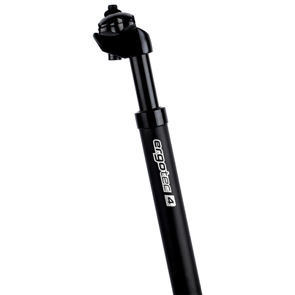 Elvedes Suspended Seat Post Glide 27,2 mm 350 mm noir mat
