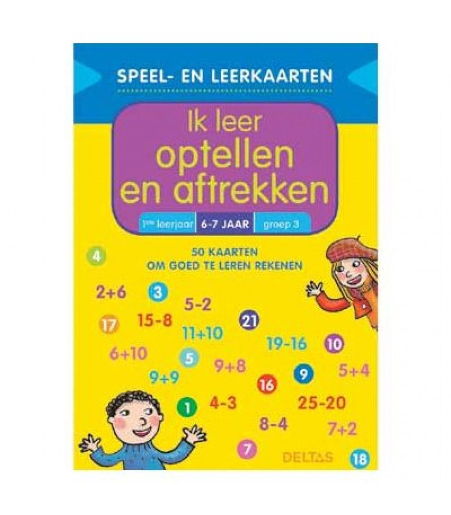 Jouer et apprendre les cartes - j'apprends à ajouter et à soustraire (6-7)