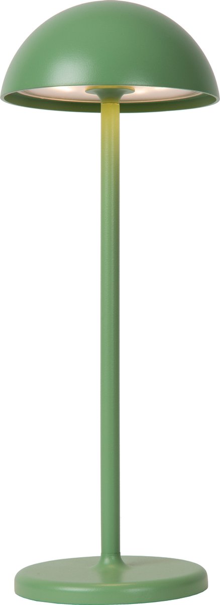 Lucide joy - lampe de table rechargeable intérieur extérieur - batterie rechargeable - ø 12 cm - LED dimmable - 1x1,5W 3000K - IP54 - vert