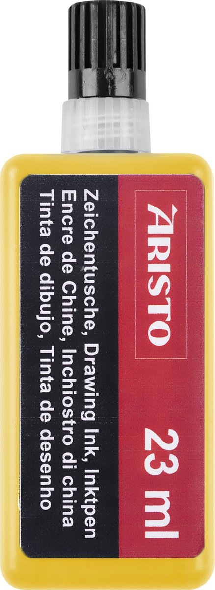 Encre à dessin Aristo - contenu 23ml - jaune - ar-64805