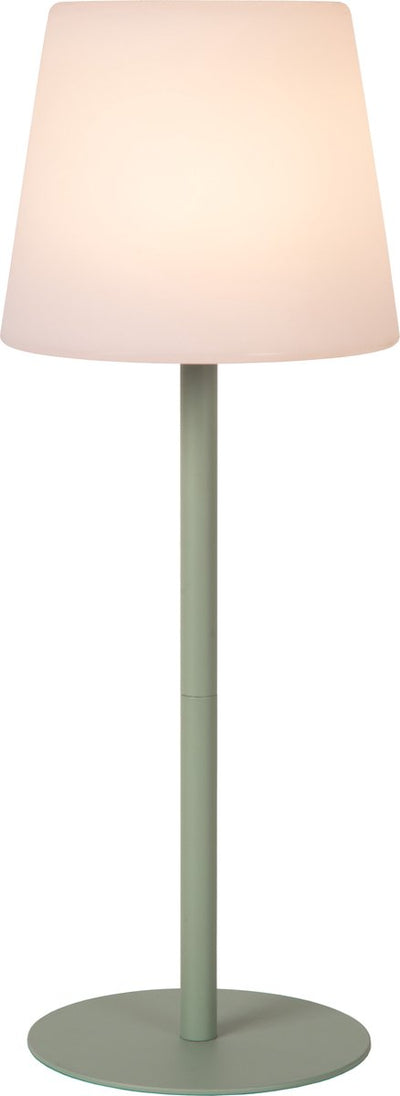Lucide Tyon - lampe de table rechargeable intérieur extérieur - batterie rechargeable - LED dimmable - 1x2w 2700k - ip65 - vert