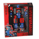 Robot transformable méga rouge bleu
