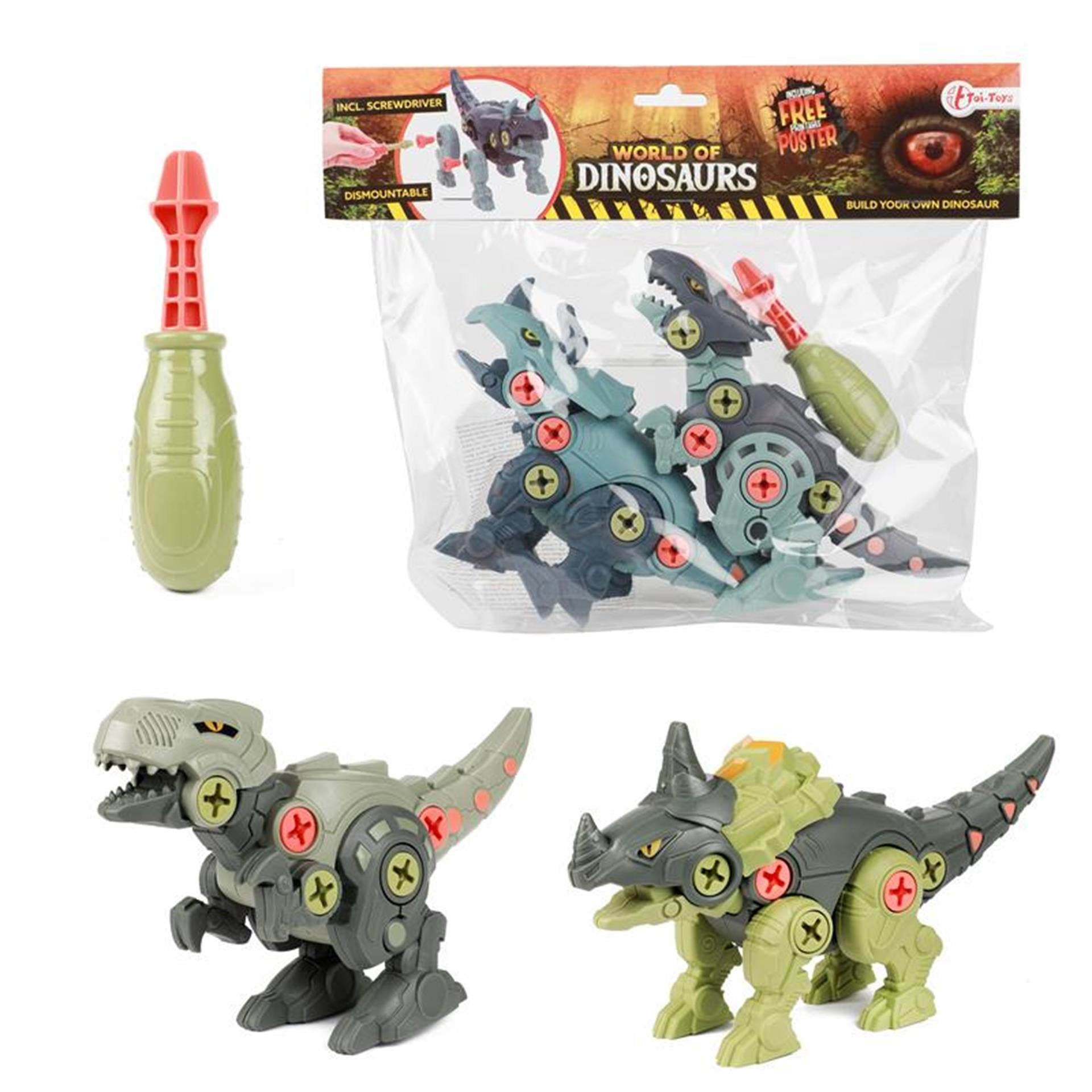 Toi-toys toi toys dino démontable 2 pcs en sachet