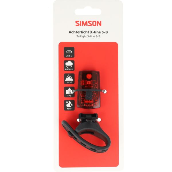 Feu arrière Simson aurora x-line s