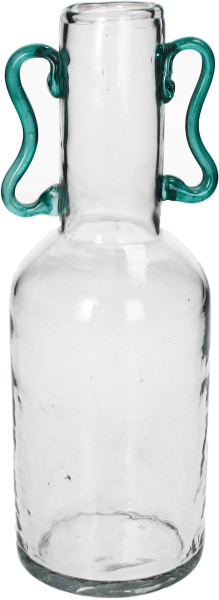 Hd collection vase glass clear 10x9x25.5cm
