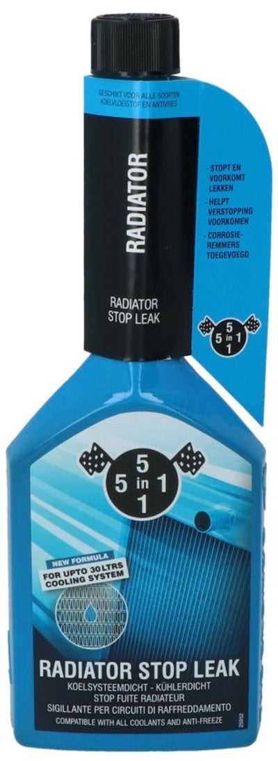 Agent nettoyant et protecteur 5 en 1 Stop fuite radiateur 5 en 1 325ml