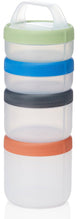 Human gear humangear - stax - grand - spectre clair - starter 4-pack - boîte de rangement - empilable