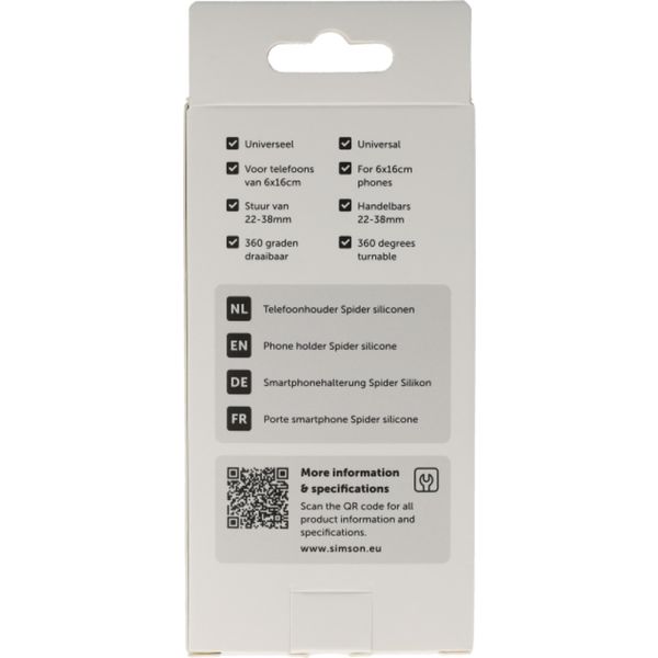 Support de téléphone Simson vélo silicone