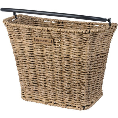 Basil Bremen Rattan Look KF - panier à vélo - avant - brun