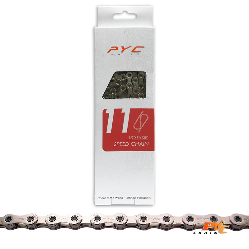PYC Solid Bicycle Chain 11V 116 Liens