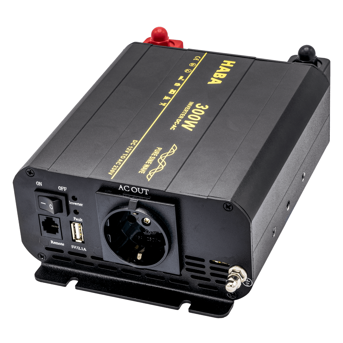 Onduleur à onde sinusoïdale pure pour camping-car et caravane - 300w