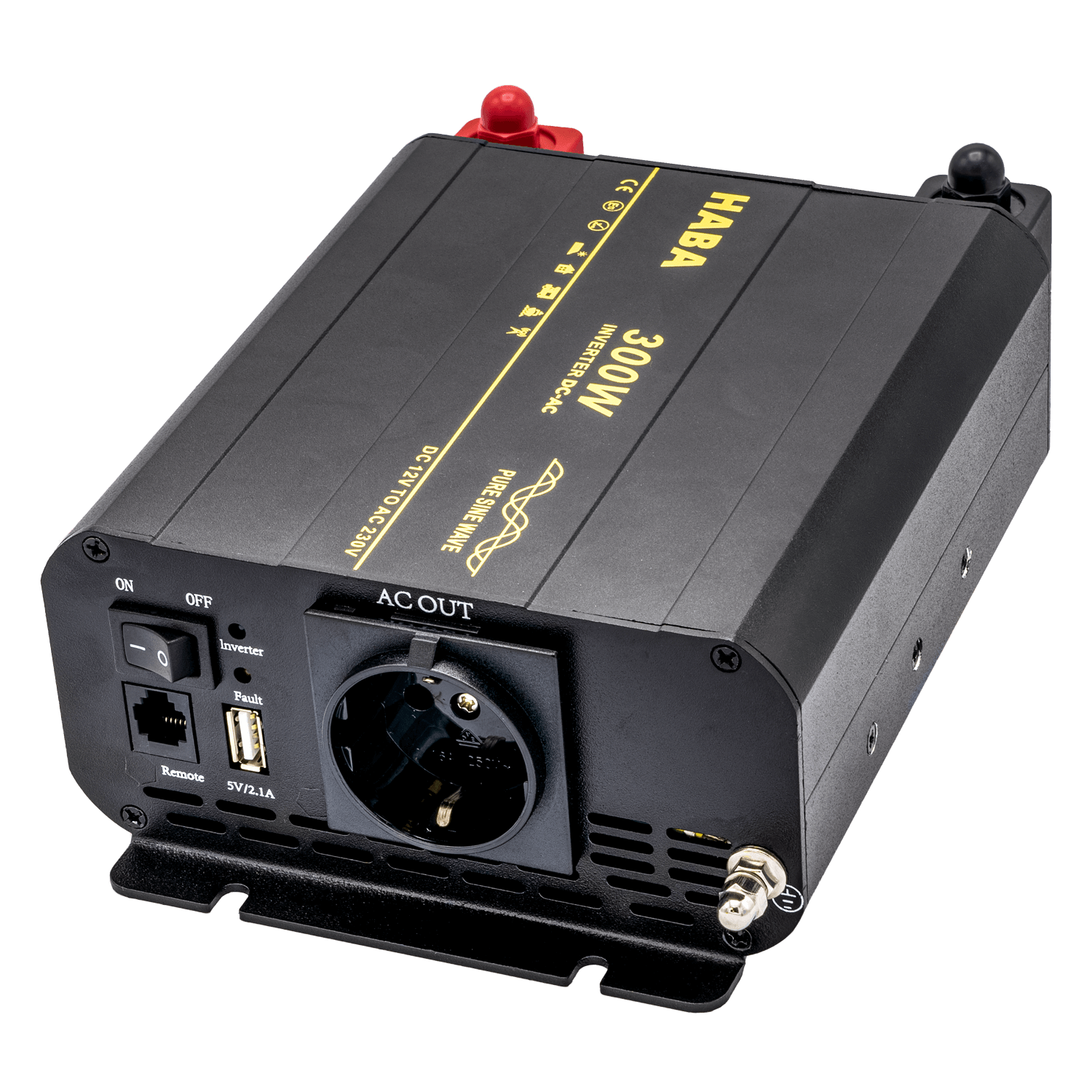 Onduleur à onde sinusoïdale pure pour camping-car et caravane - 300w
